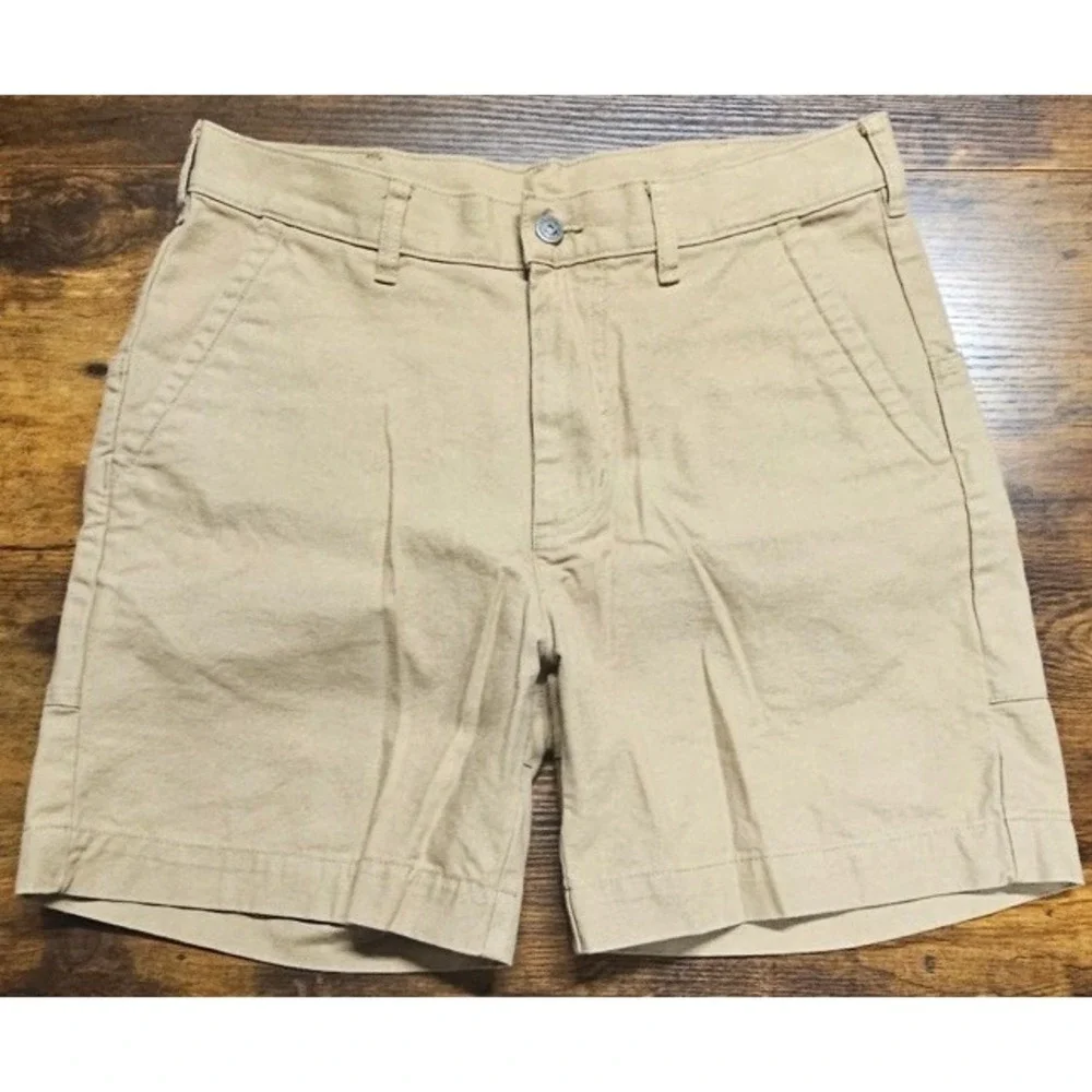 Patagonia Stand Up Organic Cotton Casual Chino Beige Shorts Men's 32x7